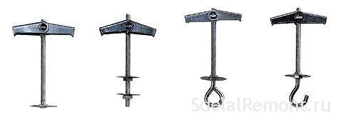 откидной пружинный дюбель