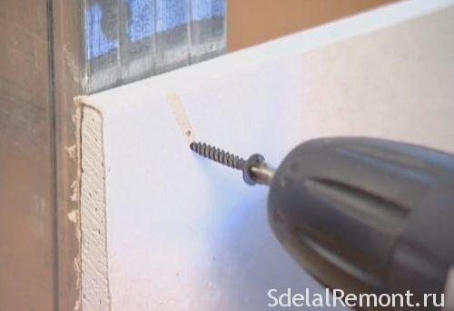 Какие саморезы используются для прикручивания гипсокартона к металлическому профилю