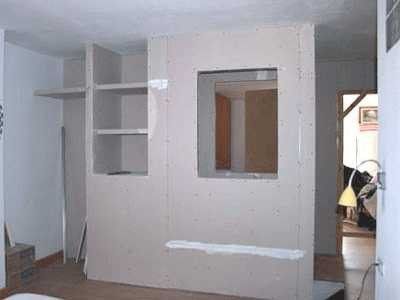 Как сделать фото полки под телевизор из гипсокартона