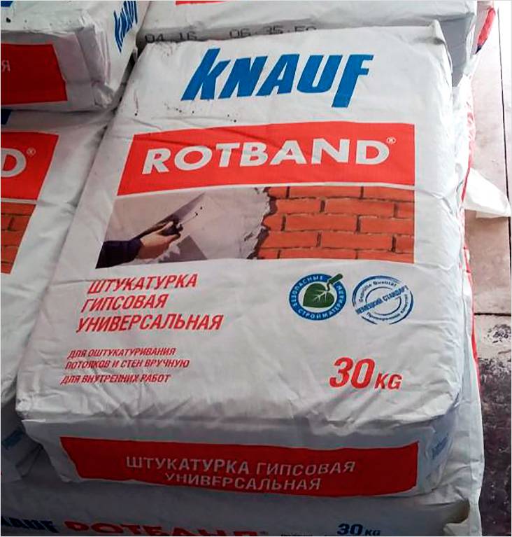 Гипсоштукатурная смесь Ротбанд