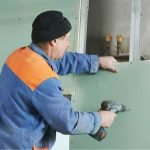 Процесс установки ГКЛ