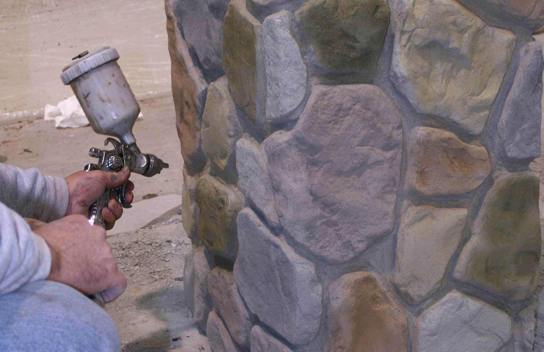 Штукатурка под камень своими руками